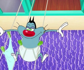 Oggy et les cafards - S04 E10 - Discorde à linge