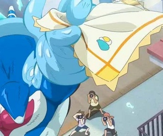 Pokémon : les horizons - Transformation Superdofin le héros des mers