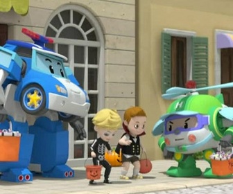 Robocar Poli - Sécurité incendie avec Roy - On s'arrête on s'allonge et on roule